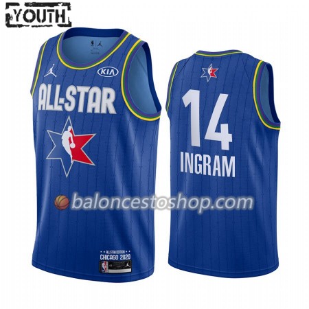 Camiseta Niños NBA New Orleans Pelicans Brandon Ingram 14 2020 All-Star Jordan Brand Azul Swingman Camiseta Niños NBA New Orleans Pelicans Brandon Ingram 14 2020 All-Star Jordan Brand Azul Swingman
